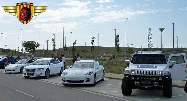 porsche 911 tubo audi a8 porsche panamera y hummer h3 eventos aragon